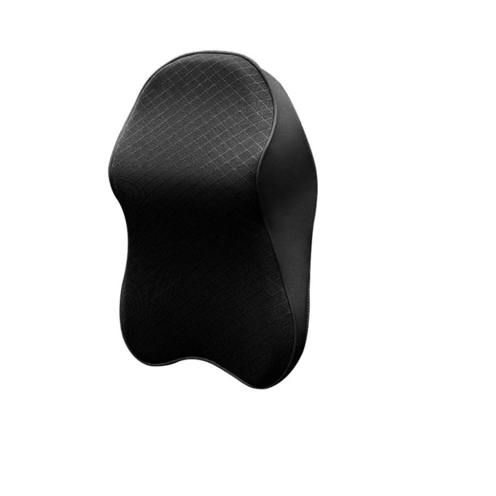 Perna ortopedica anatomica pentru auto masina din spuma de memorie, pentru reducerea durerilor in zona gatului capului si umerilor