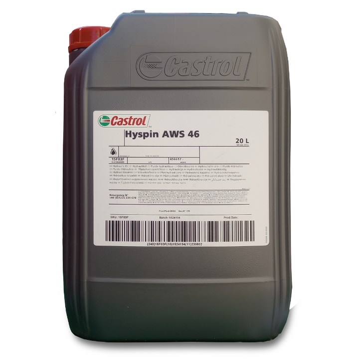 Ulei hidraulic Castrol Hyspin AWS 46, 20lt