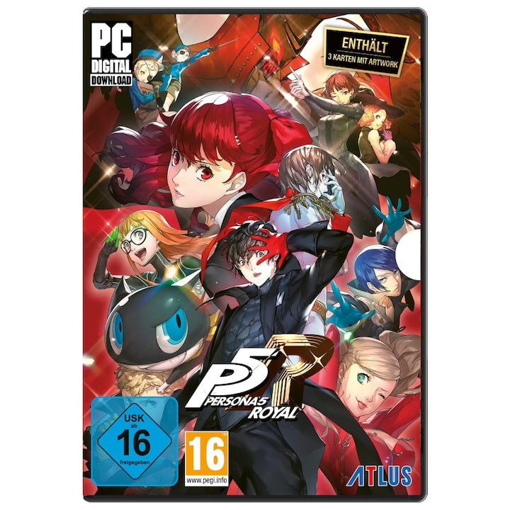 Игра Persona 5 Royal - Код в кутия за Компютър