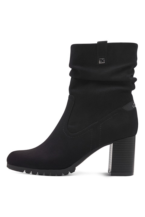 s.Oliver, Botine cu toc masiv, Negru, 37