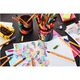 Fineliner Stabilo Point 88, 0.4 mm, 45 culori / set, suport pahar metalica