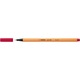 Fineliner Stabilo Point 88, 0.4 mm, 45 culori / set, suport pahar metalica