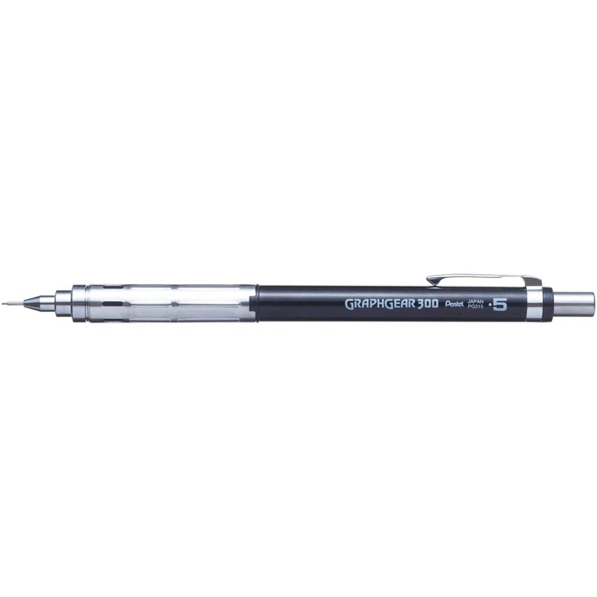 Creion mecanic Pentel Graphgear 300, 0.5 mm, negru