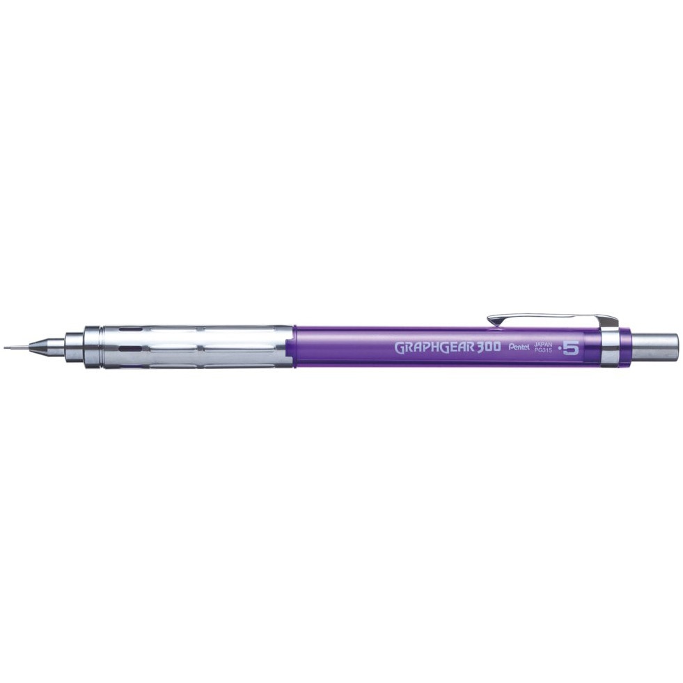 Creion mecanic Pentel Graphgear 300, 0.5 mm, violet