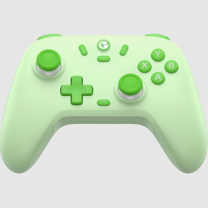 Gamepad GameSir Nova Lite, többplatformos, Bluetooth/USB-C, vibráció, mentazöld, 155x104x61mm
