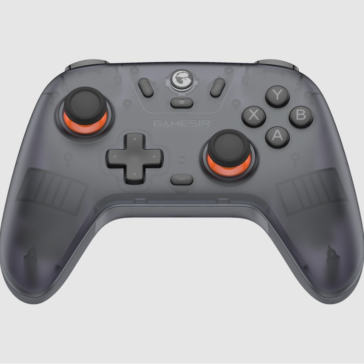 Controller wireless GameSir T4n Nova pentru PC, Steam, Android, iOS si Switch, Bluetooth, 1200 mAh, USB-C, Gri