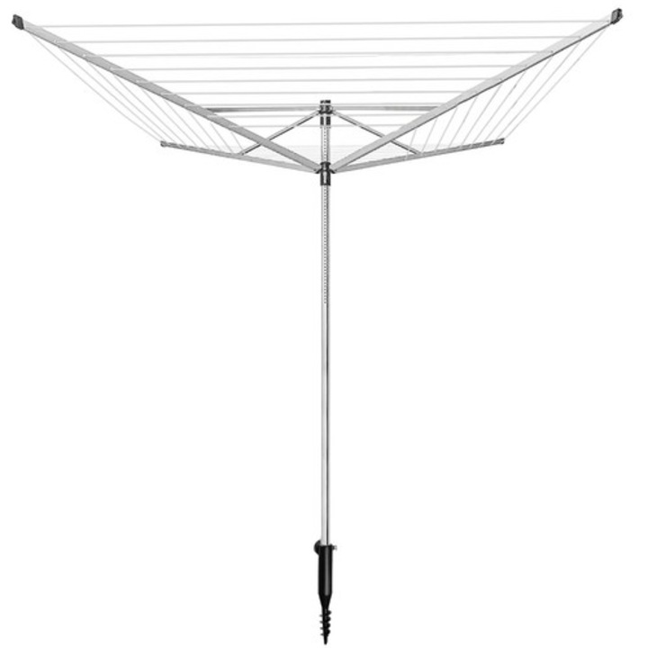 Kerti ruhaszárító - 50 m - Ezüst