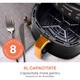 Friteuza Cu Aer Cald, Fara Ulei, IMA Trend® XL Air Fryer, Putere 1400W, Capacitate 8 Litri, Ecran Tactil Digital, Airfryer cu Temperatura Reglabila 80-210°C, Timer 60 Minute, Cos Detasabil, Display Digital, Gatire Rapida si Uniforma, Negru