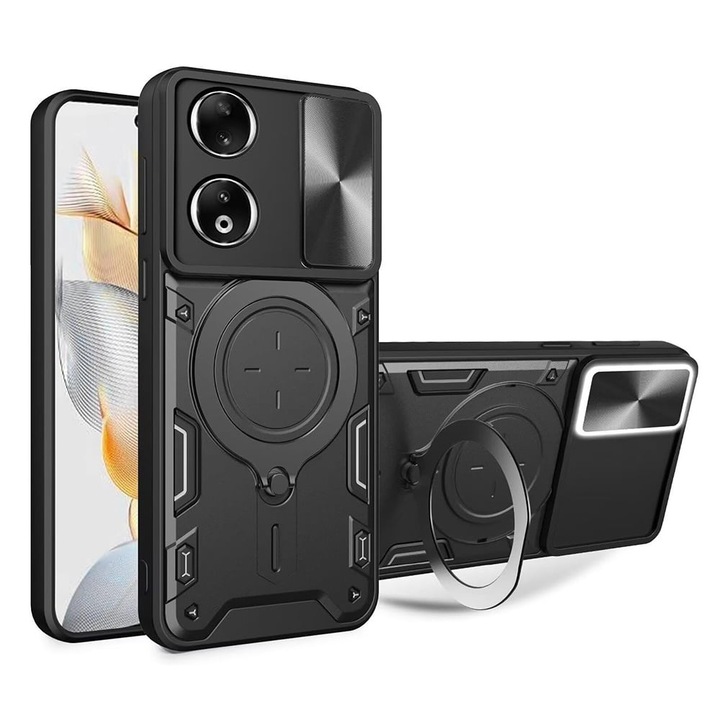 Honor X7b / X7b 5G / 90 kompatibilis SMART tok - Techsuit CamGuard Pro - fekete