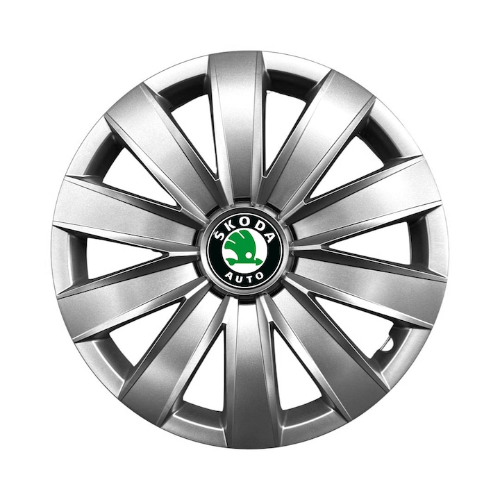 Set 4 Capace Roti R14 AutoSSF ®, Potrivite Jantelor de 14 inch, pentru SKODA, Model 226