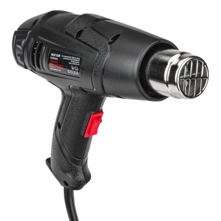 Pistol electric suflat aer cald 2000W suflanta fierbinte + capuri (RTOP0042)