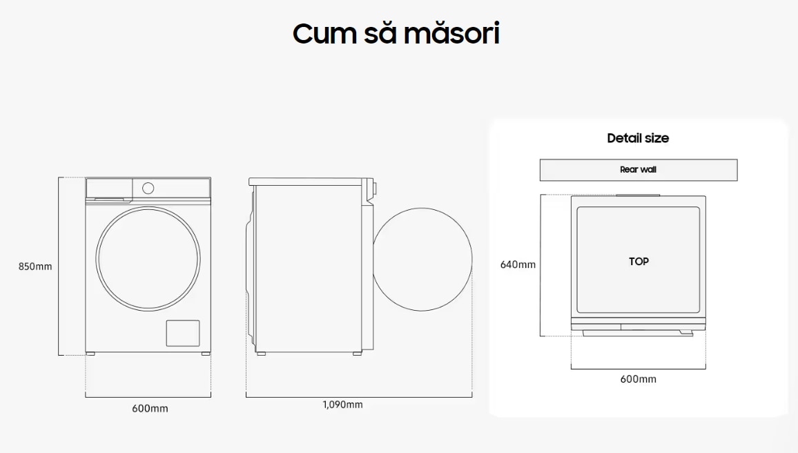 Masina de spalat rufe cu uscator Samsung Bespoke AI, 11/6 KG, 1400 RPM, Clasa D, AI Wash, Auto Dispense, AI Ecobubble, AI Control, Super speed 39 min, WiFi, Alb, WD11DB7B85GWU4 16 res ec8adc53ade66e044f85f73b4b5d0e7f