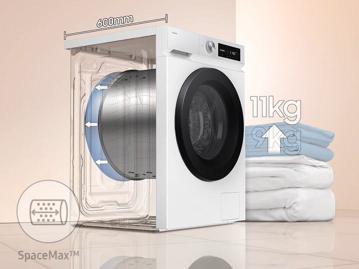 Masina de spalat rufe cu uscator Samsung Bespoke AI, 11/6 KG, 1400 RPM, Clasa D, AI Wash, Auto Dispense, AI Ecobubble, AI Control, Super speed 39 min, WiFi, Alb, WD11DB7B85GWU4 8 res de6846e3c8410e7357da9d0e484486c8