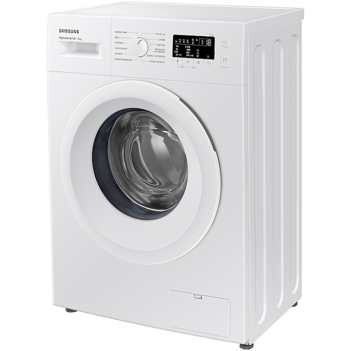 Masina de spalat rufe Samsung WW60A3120WE/LE, 6 kg, 1200 RPM, Clasa C, Hygiene Steam, Quick Wash 15 min, Alb