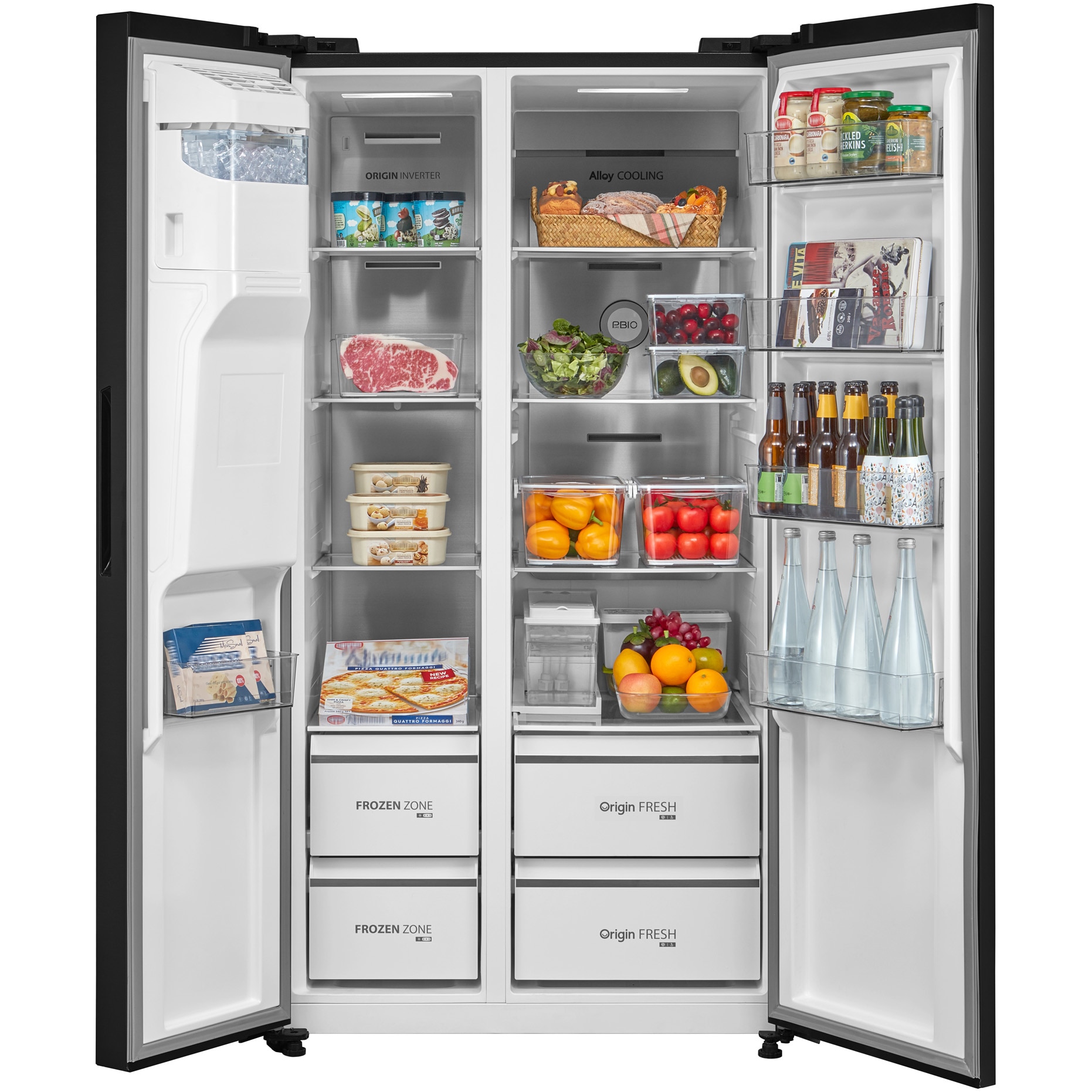 Side by side Toshiba GR-RS755WI-PMJ(05), 568 l, No Frost, Clasa E