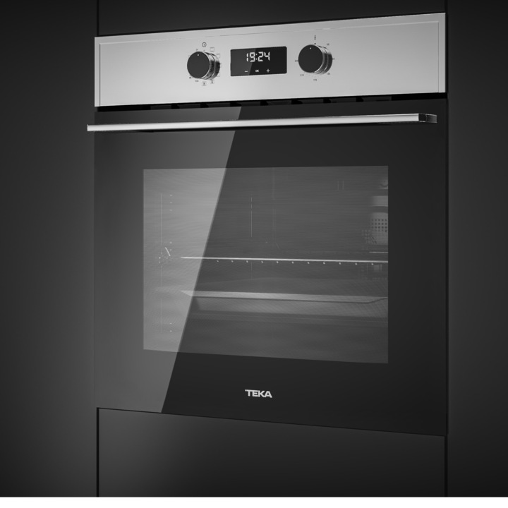 Cuptor incorporabil Teka HSB 635 P S, Electric, 70 l, Autocuratare pirolitica, Touch Control, Sistem de siguranta pentru accesului copiilor, Clasa A+, Negru