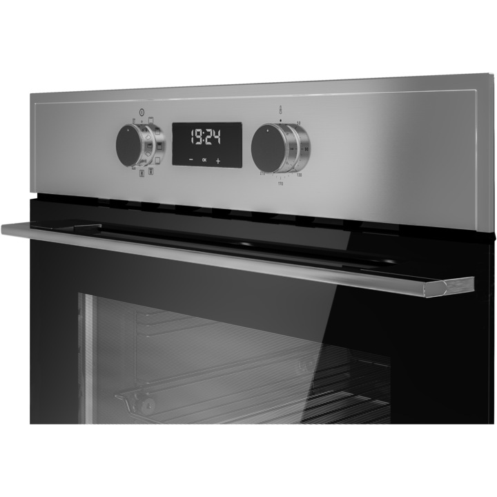 Cuptor incorporabil Teka HSB 635 P S, Electric, 70 l, Autocuratare pirolitica, Touch Control, Sistem de siguranta pentru accesului copiilor, Clasa A+, Negru