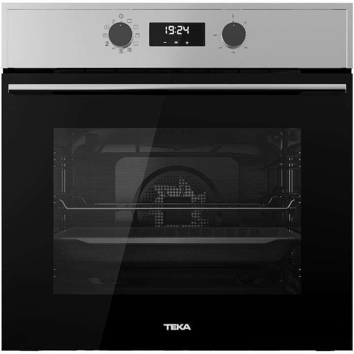 Фурна за вграждане Teka HSB 635 PS, Електрическа, 70 л, Пиролизно самопочистване, Сензорно управление, Система за безопасност за достъп на деца, Клас A+, Черен