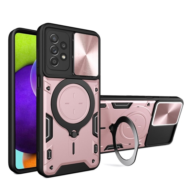 Калъф за Samsung Galaxy A52 4G / A52 5G / A52s 5G - Techsuit CamGuard Pro - розово злато