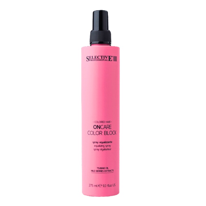 Spray egalizator Selective Oncare Color Block, efect de netezire, 275ml, pentru femei