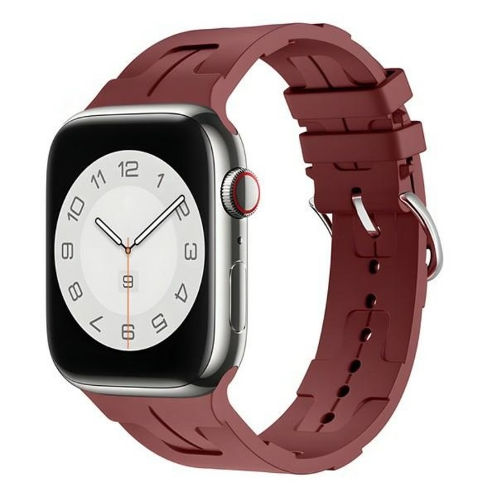 Apple Watch Beline Silicone Ultra szíj 38/40/41mm, barna színű, dobozban