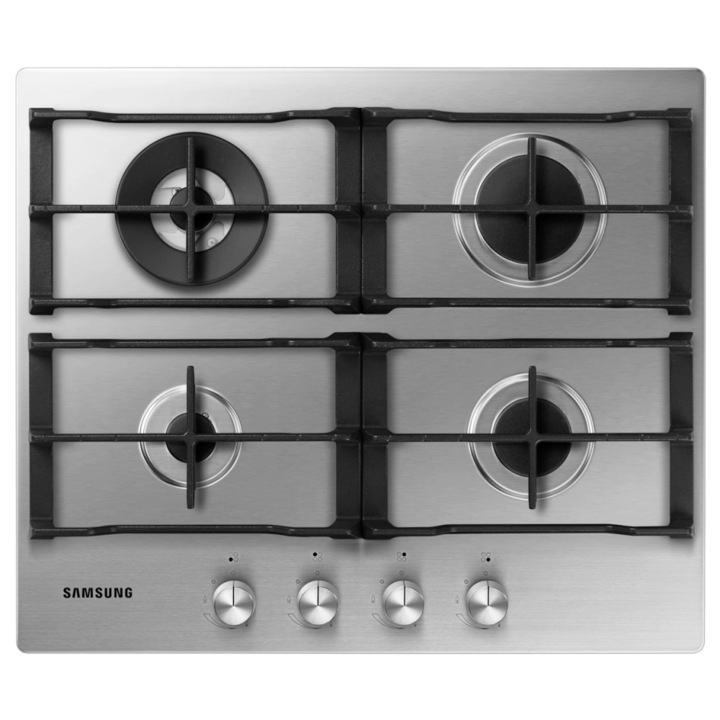 Gáz főzőlap, Samsung, NA64H3030AS/O1, inox, 4 égő