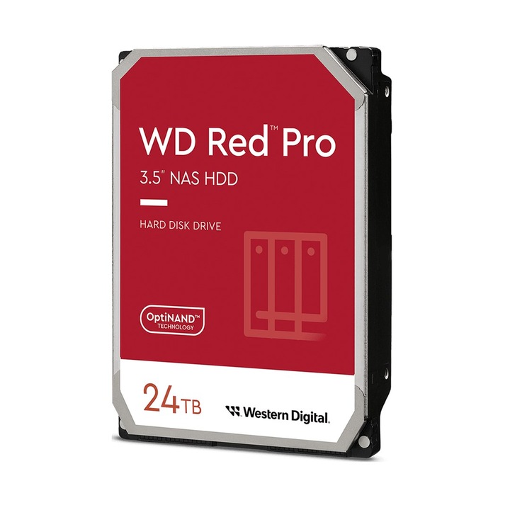 Merevlemez WD RED PRO 24 TB, 3.5", 7200 ford/perc