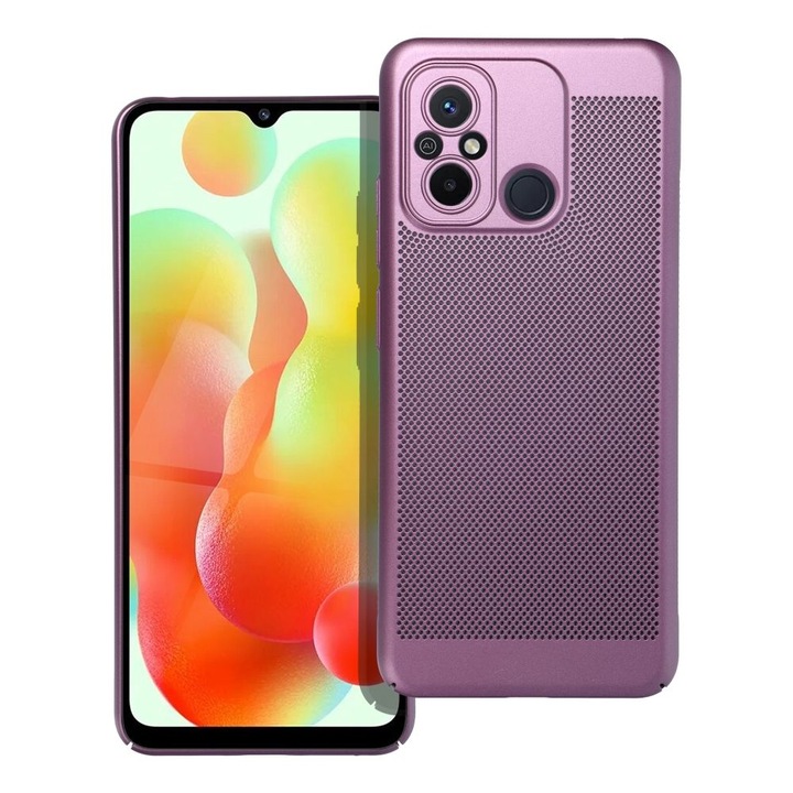 Husa de protectie ultra-subtire tip carcasa pentru Xiaomi Redmi 12C, violet