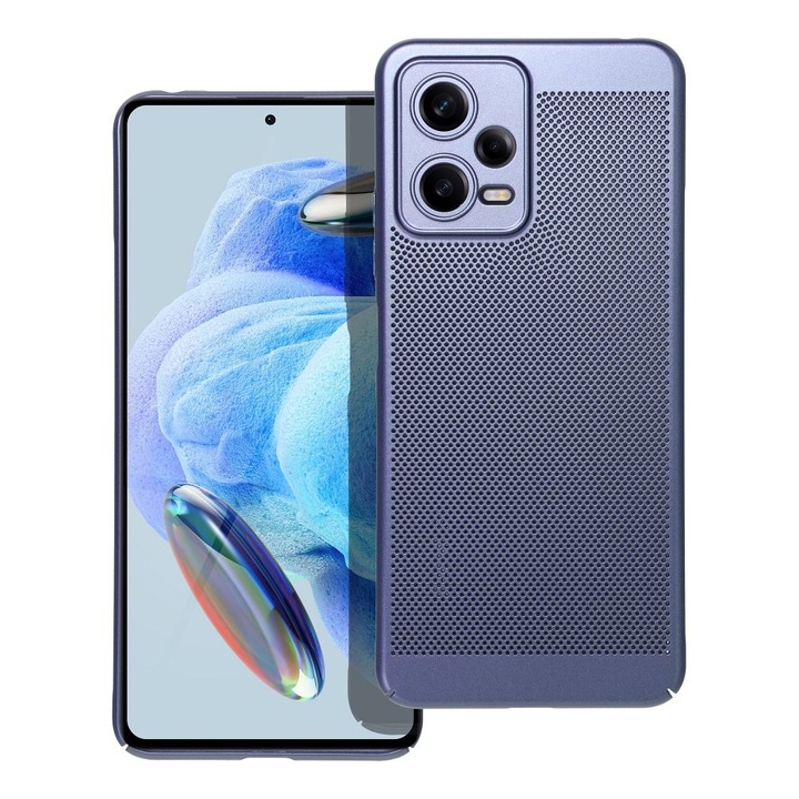 Husa de protectie Ultra-Subtire BREEZY pentru XIAOMI Redmi Note 12 5G, albastra