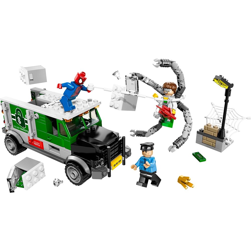 lego doc ock truck heist