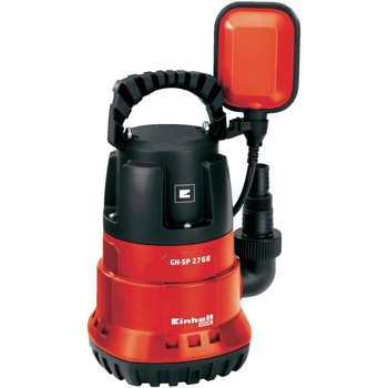 Pompa submersibila apa curata Einhell GH-SP 2768, 270 W, 6800 l/h debit maxim,5.5 m inaltime refulare, 5 m adancime absorbtie Pompa submersibila apa curata Einhell GH-SP 2768, 270 W, 6800 l/h debit maxim,5.5 m inaltime refulare, 5 m adancime absorbtie