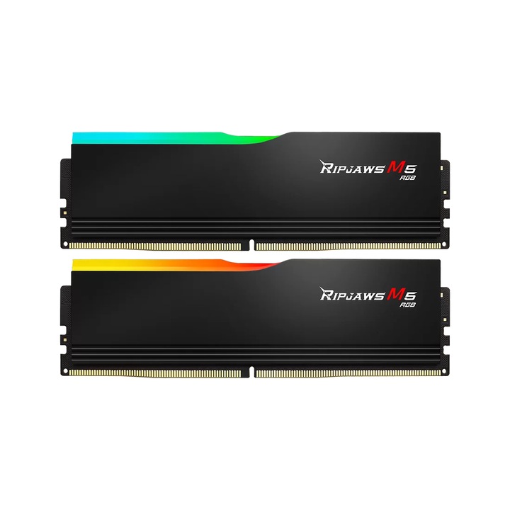 G.SKILL 32GB DDR5 6400MHz Kit(2x16GB) Ripjaws M5 RGB Black, 244785, Memória