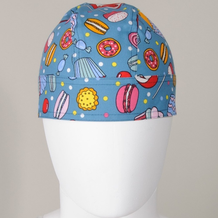 Boneta chirurgicala imprimeu dulciuri cu legatura, Universala