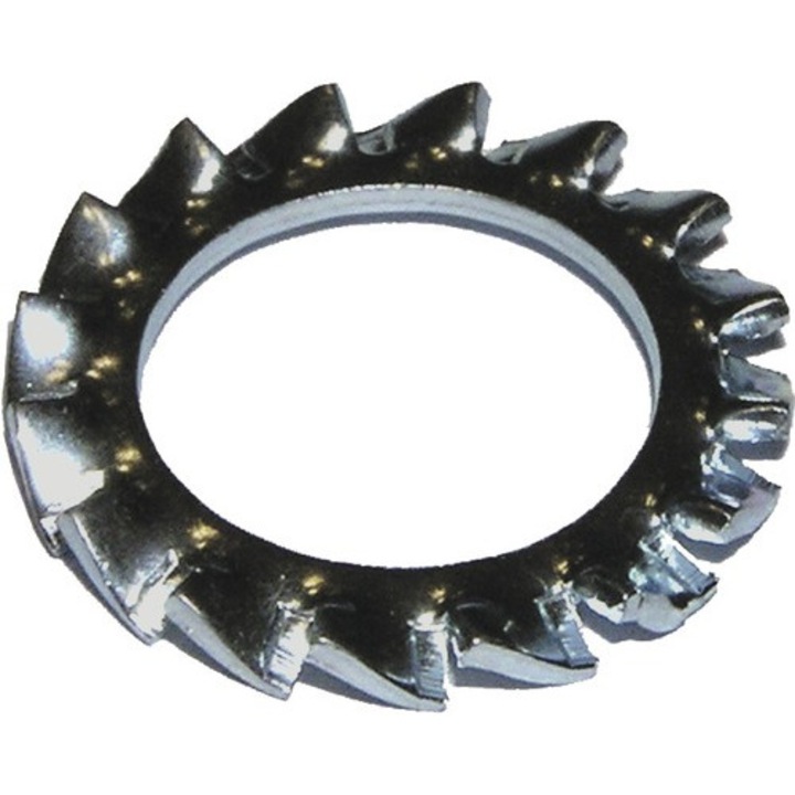 Saibe Dintate Crestate Exterior Dresselhaus 10, 5mm Din6798 Otel Zincat, 100 Bucati