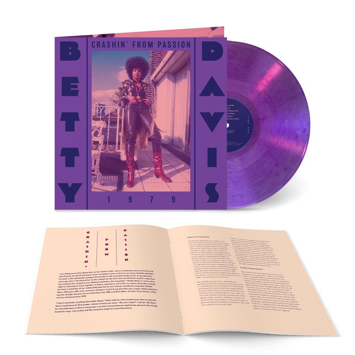 Vinil Betty Davis, Crashin' From Passion, Editie Speciala Clear Purple Crush, Rock