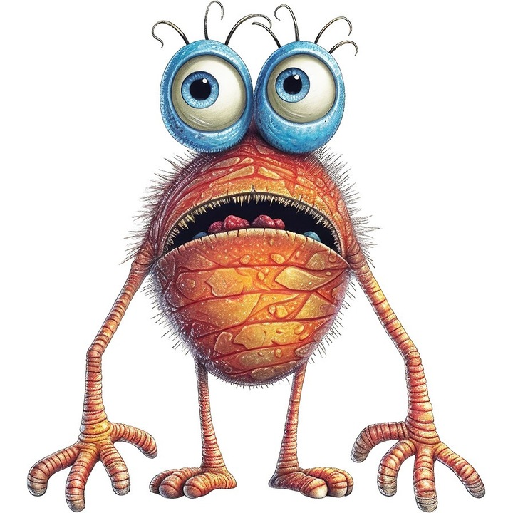 Sticker decorativ, Alien, 67 cm, 8658ST-5