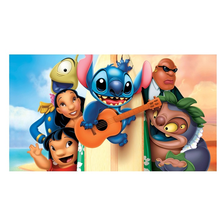 Sticker decorativ, Lilo si Stitch, 89 cm, 8787ST-2