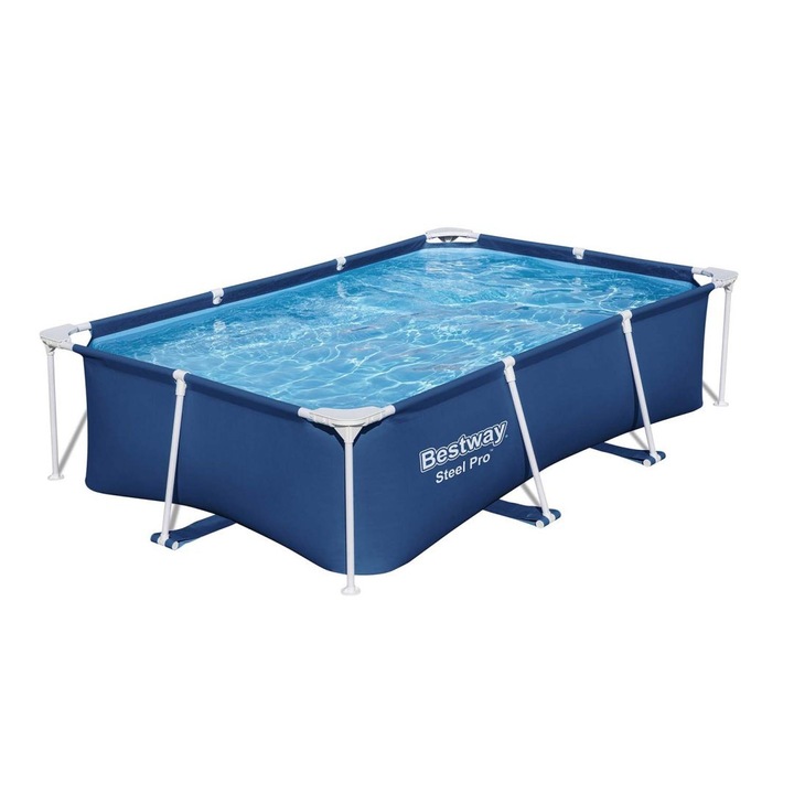 Bestway téglalap alakú medence, fém váz, PVC TriTech, 2300l, 259x170x61cm