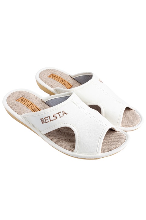 Дамски чехли Белста модел 059, Бял, 40