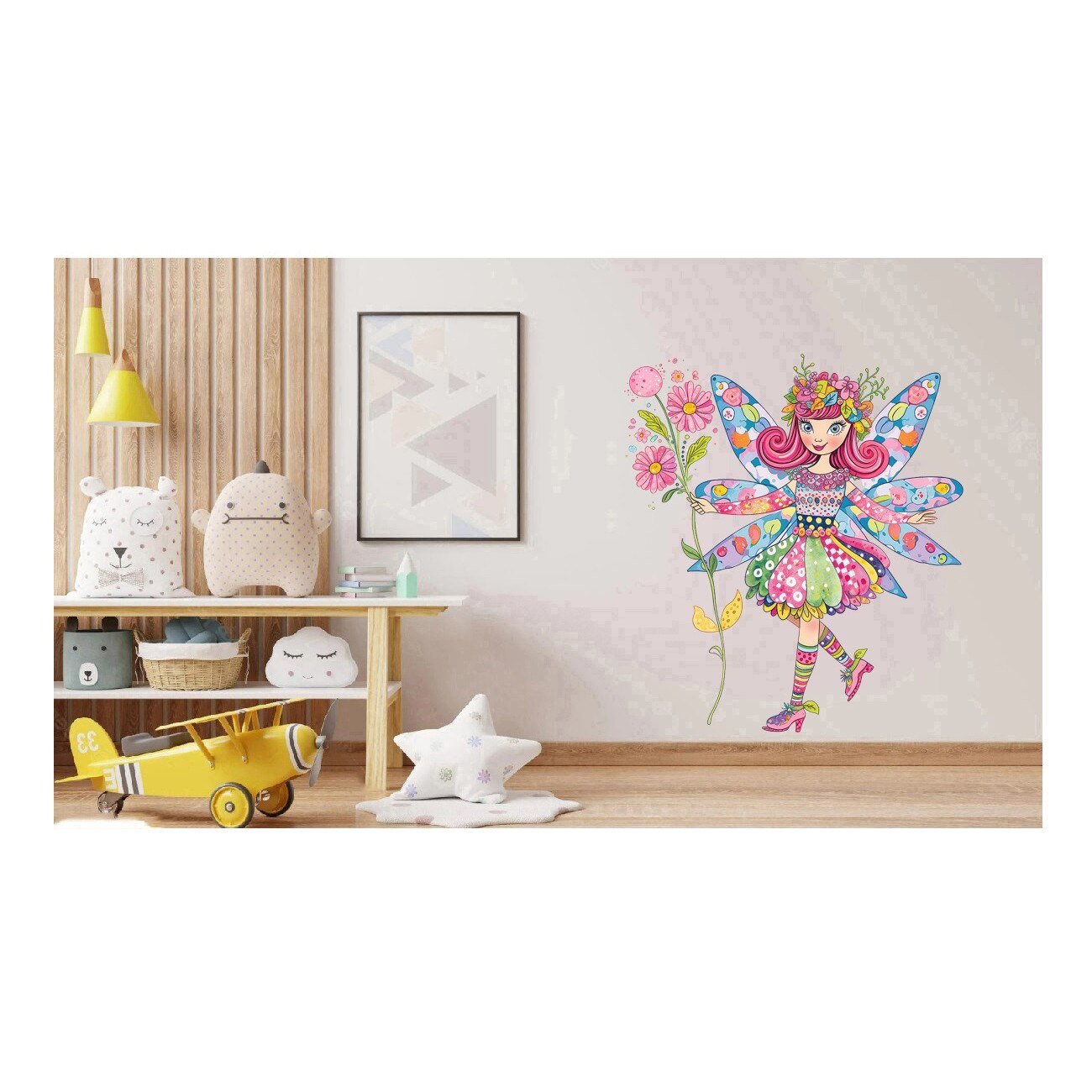 ☺︎SANA☺︎ Sticker decorativ, Zana, Multicolor, 10849ST-5 - eMAG.ro