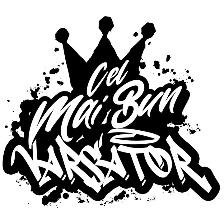 Sticker Pentru Cel Mai Bun Varsator, Apreciere, Cadou, Rasplata, Multumire cu Margini Albe, PVC Vinyl 90 cm