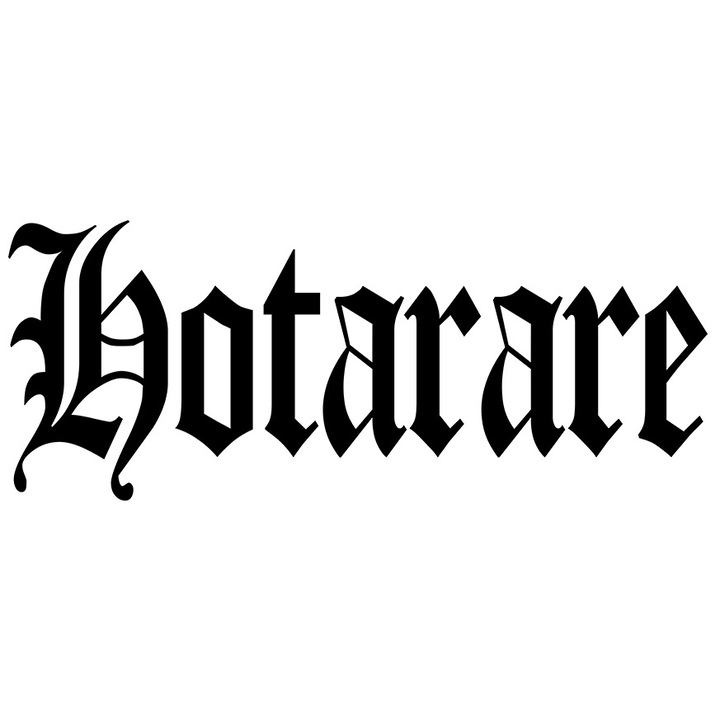 Sticker Hotarare, Mesaj Motivational, Cuvant, Text Inspirational, Self Care cu Margini Albe, PVC Vinyl 50 cm