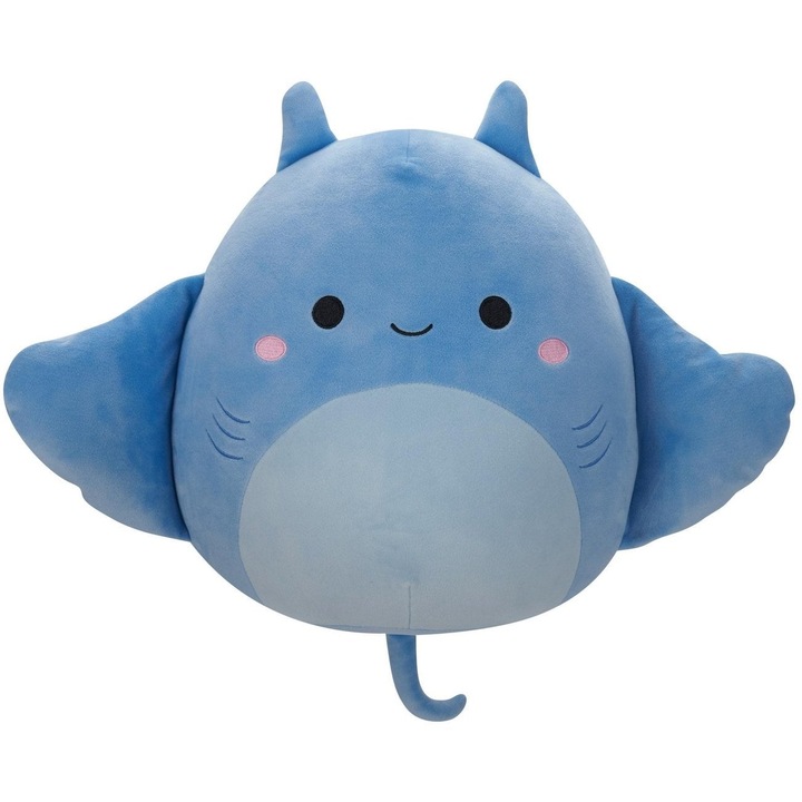 Squishmallows - Jucarie de plus Squad 19 - Lux - Manta Ray, 30 cm