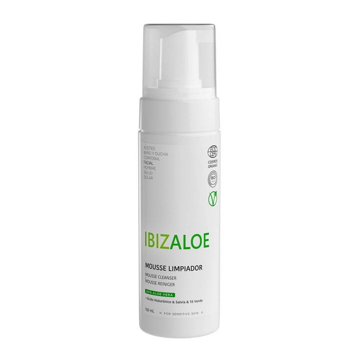 Tisztító micellás hab, 150 ml, Ibizaloe