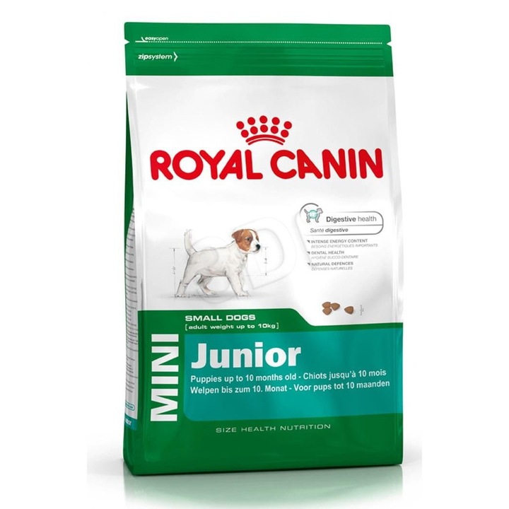 Hrana pentru caini Royal Canin, Junior, Aroma de pasare, Oase si dinti sanatosi, 2kg