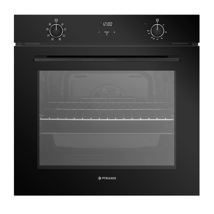 Cuptor electric Teka HSB 6468 SS, 9 functii, aer cald plus abur, HydroClean® PRO, 60 cm, 70l, A+, Inox anti-pata