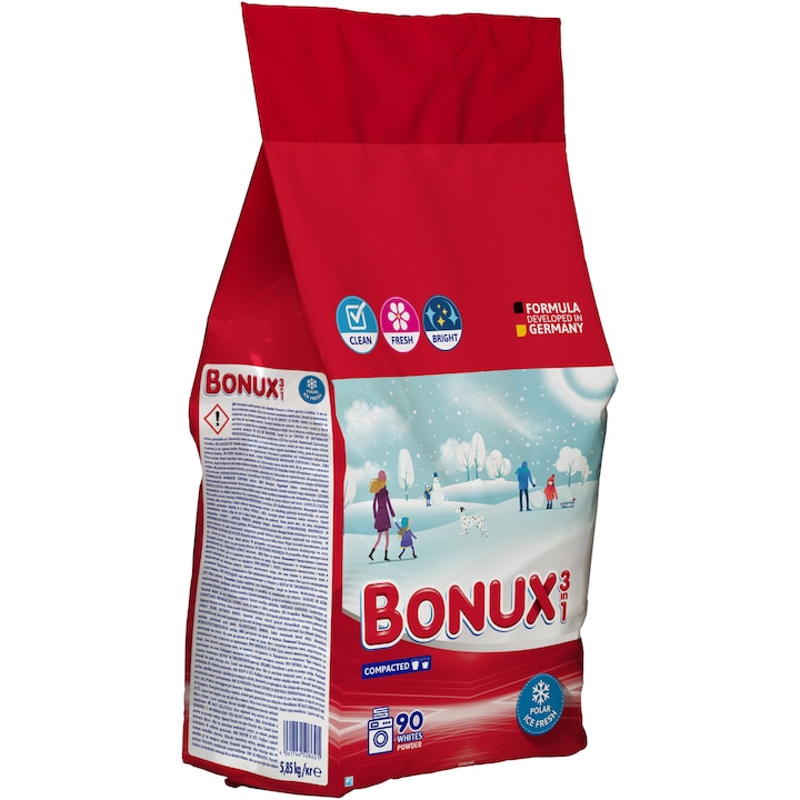 Перилен препарат Bonux, Прах, 90 пранета, 5.85 кг