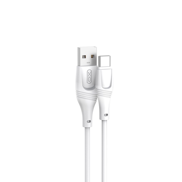 Cablu de date XO NB238 USB - USB-C 1,0 m 2,4A alb