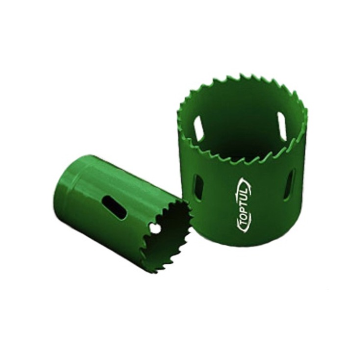 TOPTUL Накрайник за рязане на алуминий, месинг, дърво, метал, шперплат, пластмаса, диаметър 54 мм