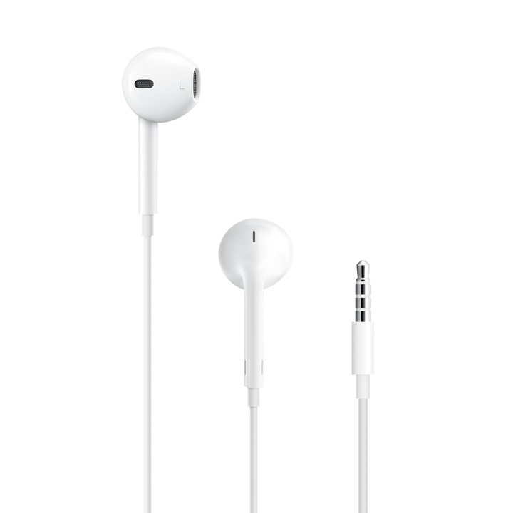 Слушалки с микрофон Apple Earpods (3,5 мм щепсел за слушалки)